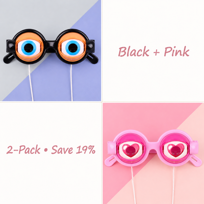 🤣Funny Blinking Eye Glasses – ✨Novelty Party