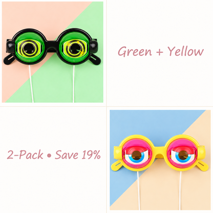 🤣Funny Blinking Eye Glasses – ✨Novelty Party