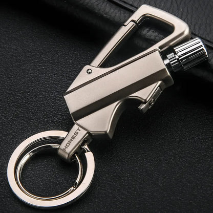 🔥3-in-1 Permanent Match & Carabiner Keychain