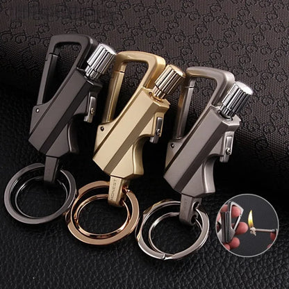 🔥3-in-1 Permanent Match & Carabiner Keychain